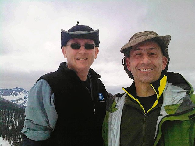Kaj and I on the summit
